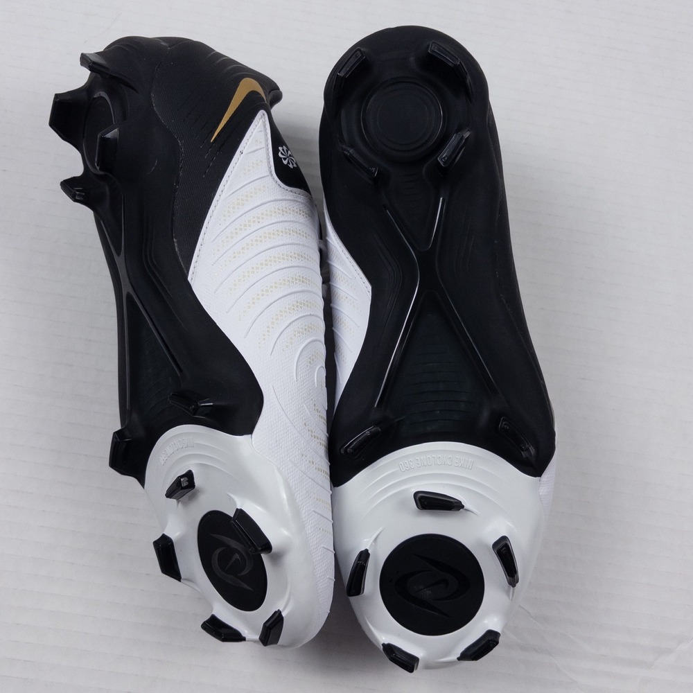 Nike Phantom GX II Academy Soccer Cleats Mens 7.5 White Black FD6723-100 FG/MG - Picture 3 of 6